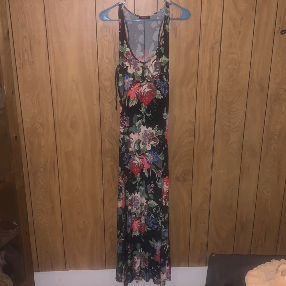 Long multi color maxi dress